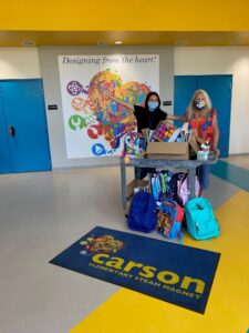 Carson elementary school donations